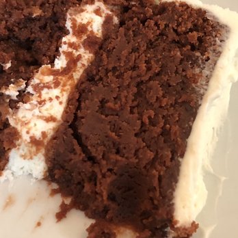 Dora's Bakery & Bistro - What was supposed to be red velvet cake...did not taste even remotely like cake. - Gluten-Free Near Me - Coral Gables, Florida Dora's Bakery & Bistro - What was supposed to be red velvet cake...did not taste even remotely like cake. - Gluten-Free Near Me - Coral Gables, Florida