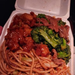 All the for $10 dollars. Chow mein, orange chicken, and beef with broccoli. All the for $10 dollars. Chow mein, orange chicken, and beef with broccoli.