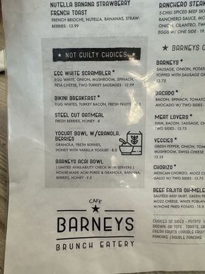 Menu photo 4 Barneys Cafe The Colony, TX Menu photo 4 Barneys Cafe The Colony, TX