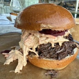 Brisket sandwich Brisket sandwich