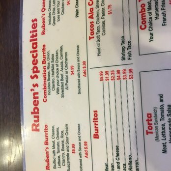 Ruben's Grill - Mexican Near Me - Albuquerque, New Mexico