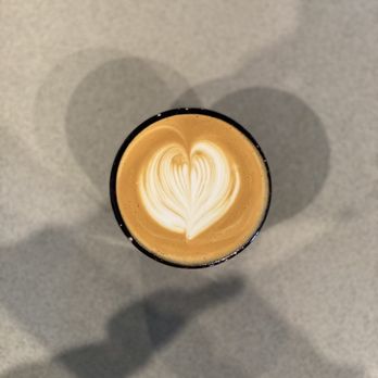 Nerve Coffee - a latte with a heart in it - Cafes Near Me - Brownsville, Texas