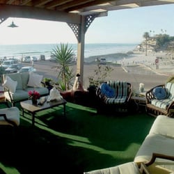 Beach Retreat at Moonlight Beach - Lower Patio overlooking the ocean!!!