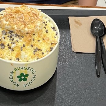 Noon Korean Bingsoo House - Sweet corn bingsoo - Desserts Near Me - La Mirada, California