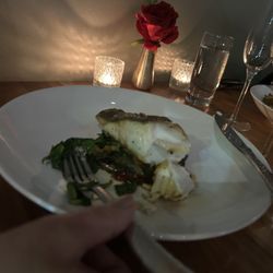 Chef Dave’s - Pan seared halibut
