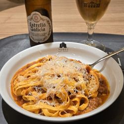 El Corte Ingles - Sometimes sangria & Iberico ham gets redundant. Their pasta was made fresh in front of me.