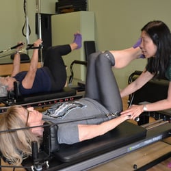 Springtime Fitness - We utilize the Balanced Body reformer to assist everyone in recruiting the correct muscles in achieving symmetry in the body.