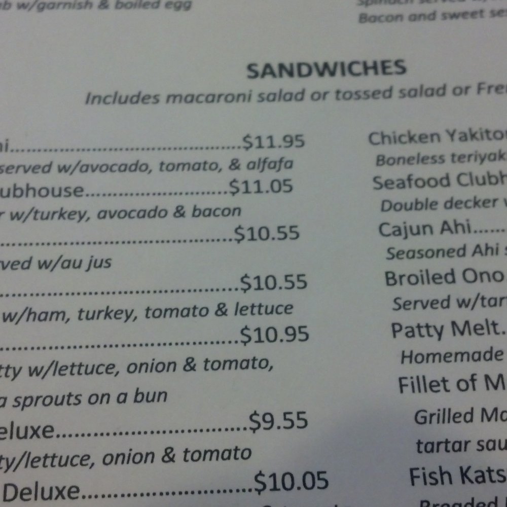 Eagle Cafe - Clubhouse Sandwich $10.55................ - Breakfast & Brunch Near Me - Honolulu, Hawaii Eagle Cafe - Clubhouse Sandwich $10.55................ - Breakfast & Brunch Near Me - Honolulu, Hawaii