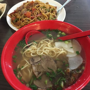 Homemade Ramen - Traditional Lan Zhou beef noodles and lamb stir fry noodles? I don't remember #1112 I think. - Chinese Near Me - Toronto, Ontario