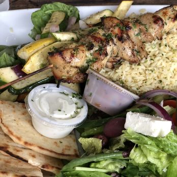 Hellenic - Chicken Souvlaki Feast - Greek Near Me - Coral Springs, Florida Hellenic - Chicken Souvlaki Feast - Greek Near Me - Coral Springs, Florida
