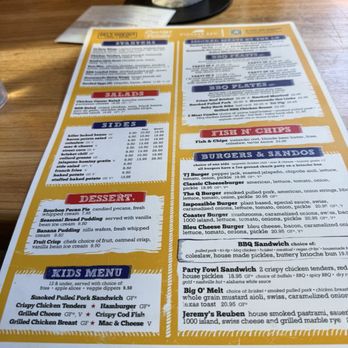 Del's Hideout - Menu. - Barbeque Near Me - San Diego, California