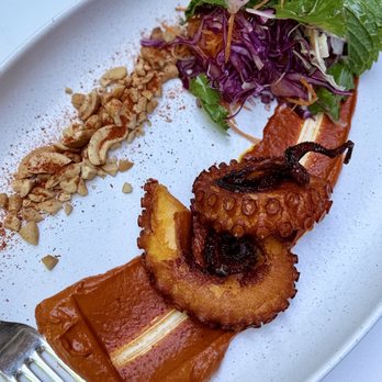 Abc kitchens - Charred Octopus, Romesco Sauce, Lemon - Venues & Event Spaces Near Me - Brooklyn, New York Abc kitchens - Charred Octopus, Romesco Sauce, Lemon - Venues & Event Spaces Near Me - Brooklyn, New York