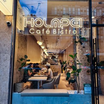 HolmPei Cafe Bistro - Storefront in the evening - Cafes Near Me - Toronto, Ontario HolmPei Cafe Bistro - Storefront in the evening - Cafes Near Me - Toronto, Ontario