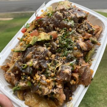 Monarch Poke - Poke nachos! - Hawaiian Near Me - Aiea, Hawaii