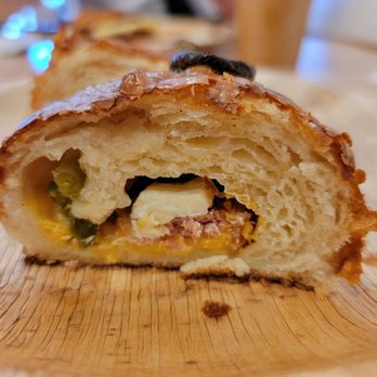 Steadfast Cafe - Jalapeno croissant with cream cheese and bacon filling - Coffee & Tea Near Me - Huntington Beach, California Steadfast Cafe - Jalapeno croissant with cream cheese and bacon filling - Coffee & Tea Near Me - Huntington Beach, California