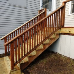 New England Backyards of Mass - Deck repair 4/15/18