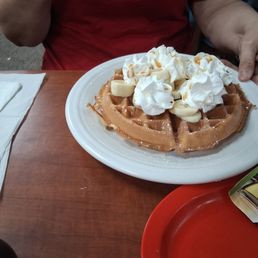 Banana Caramel Walnut Waffle Banana Caramel Walnut Waffle
