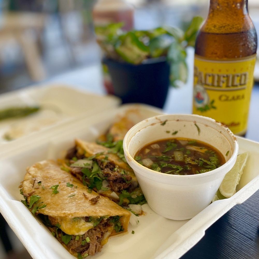 Food from La Placita Taco Grill