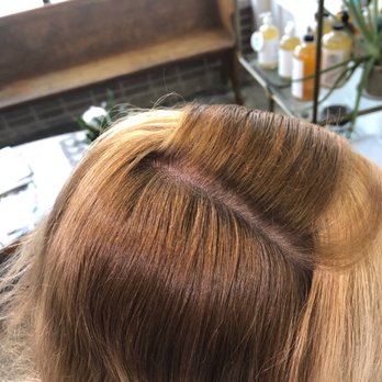 Hair Apothecary - Two of the horrific hair. One of me after Bobby werked his magic! - Hair Salons Near Me - Chicago, Illinois