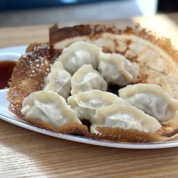 Shrimp Pan Fried Dumplings