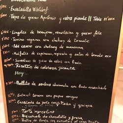 El Taller - Menu of the Day