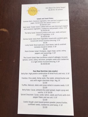 Menu photo 4 Sun Belly Cafe Greenville, SC Menu photo 4 Sun Belly Cafe Greenville, SC