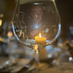 Il Santo Bevitore - Dinner w Laurent, Romu, Jo Anna, Adam T. Florence, Italy. 12/24