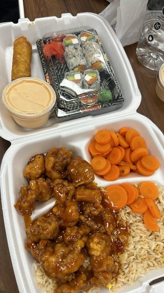 Food from Sakura Express Japanese