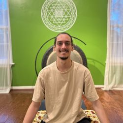 Josh, yoga teacher teaching the 6am "Rise and Shine" yoga class