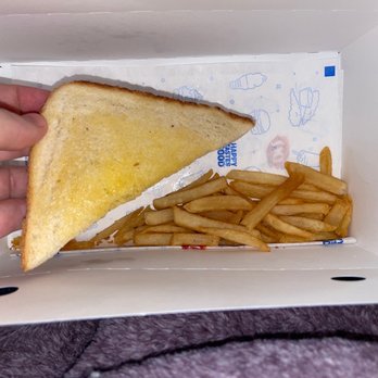 Dairy Queen Grill & Chill - "Toast" and two bites of fries. - Burgers Near Me - Brighton, Colorado