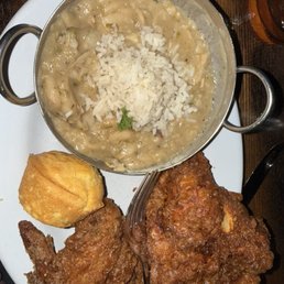 fried chicken and butter beans fried chicken and butter beans