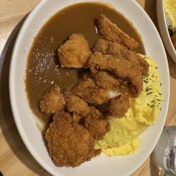 Chicken katsu curry omurice Chicken katsu curry omurice