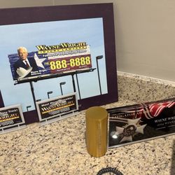 Wayne Wright - Some of the Wayne Wright awards.