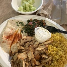 Chicken Shawarma plate
