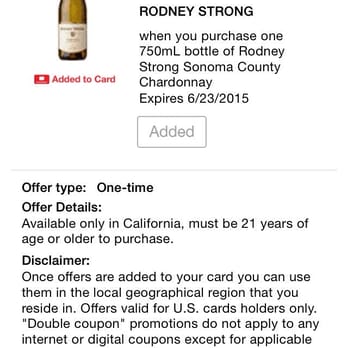 Vons - Active offer on my card, but did not receive the discount. - Grocery Near Me - La Quinta, California Vons - Active offer on my card, but did not receive the discount. - Grocery Near Me - La Quinta, California