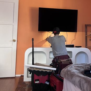 A1 Installz - Michael in the process! - TV Mounting Near Me A1 Installz - Michael in the process! - TV Mounting Near Me