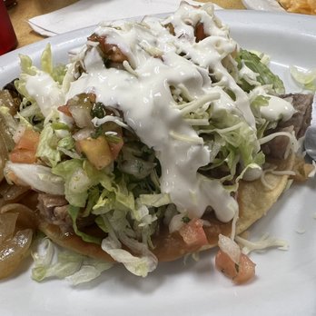 Pedro's Cocina - Carnitas tostada. Flavorful and crispy carnitas! - Mexican Near Me - Dixon, California