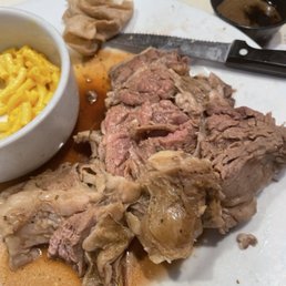This was the prime rib dinner tonight. Not going back. The Mac and cheese tasted like Kraft. This was the prime rib dinner tonight. Not going back. The Mac and cheese tasted like Kraft.