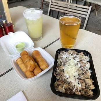 Alchemy Restaurant - Tequeños, steak bowl (drinks from ShopBar) - Venezuelan Near Me - Prospect, Kentucky
