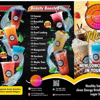 Spring Valley Nutrition - the menu for the new concept here in your city - Waffles Near Me - Las Vegas, Nevada Spring Valley Nutrition - the menu for the new concept here in your city - Waffles Near Me - Las Vegas, Nevada