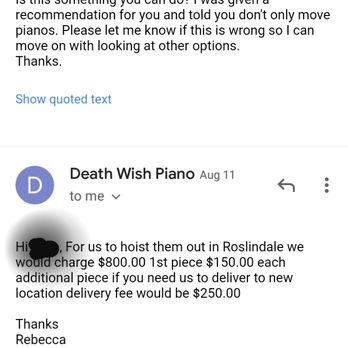 Death Wish Piano Movers - Movers Near Me - Malden, Massachusetts