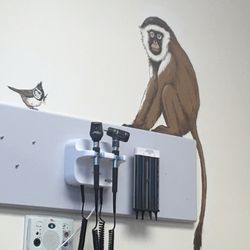 CHKD Urgent Care at Volvo Parkway - Awesome (but not cheesy) kid-friendly art on the walls.