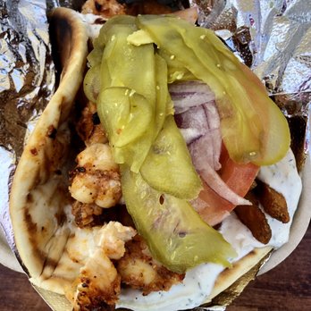 Mazra - Kebab Wrap shrimp $12 - Middle Eastern Near Me - San Bruno, California Mazra - Kebab Wrap shrimp $12 - Middle Eastern Near Me - San Bruno, California