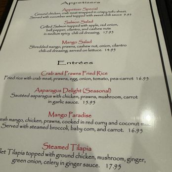 Tracy Thai Restaurant - 5/25/24 menu - Thai Near Me - Tracy, California
