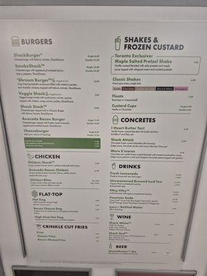 Menu photo 3 Shake Shack Toronto, ON
