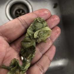 Karachi Kitchen - Rotten lettuce from reshmi kabob roll