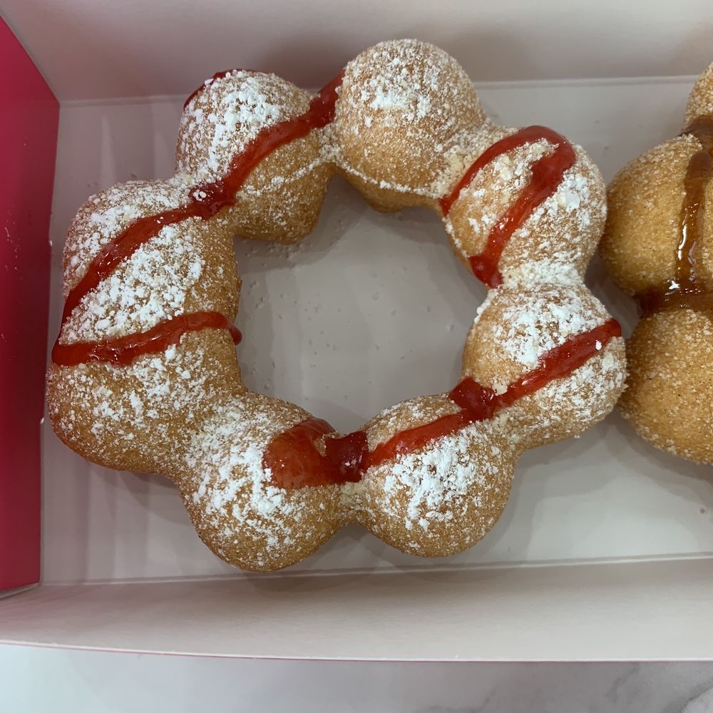 Mochinut - Raspberry Funnel Cake - Donuts Near Me - Cary, North Carolina