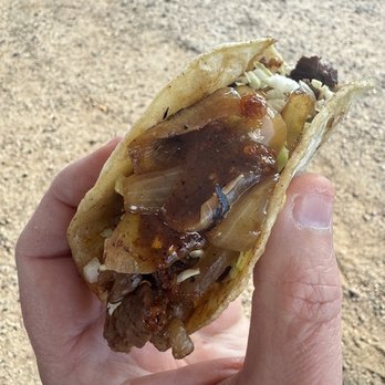Tacos Los Compas - Carnitas with sauteed onion, next level tortilla! - Tacos Near Me - Tucson, Arizona