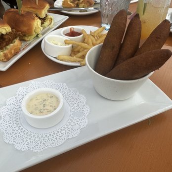 Watermark - Surf side croquettes - Cocktail Bars Near Me - New York, New York Watermark - Surf side croquettes - Cocktail Bars Near Me - New York, New York