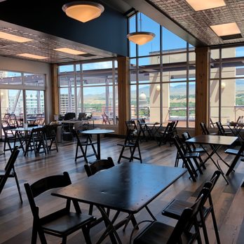 Zee's Rooftop - tables and chairs in a restaurant - American Near Me - Boise, Idaho Zee's Rooftop - tables and chairs in a restaurant - American Near Me - Boise, Idaho